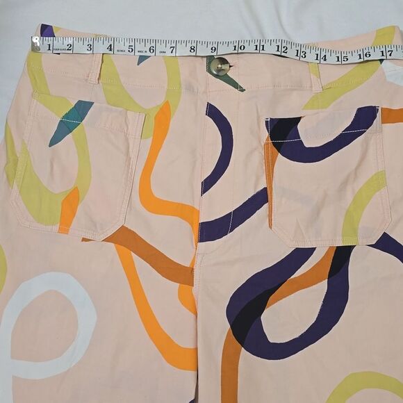 Mave By Anthropologie Cropped Wideleg Pants 34 - Picture 3 of 9